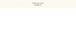 Desktop Screenshot of frenchforrabbits.com